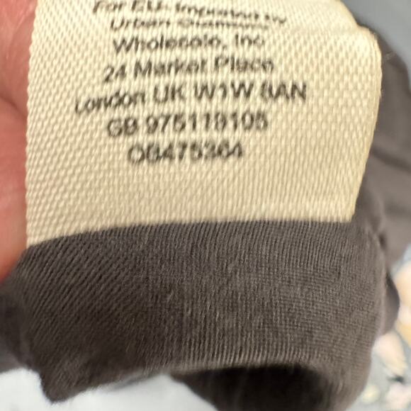 Free People Maxi Skirt Womens 2 Smooth Sailing Floral Front High Slit Button Up - Picture 12 of 13